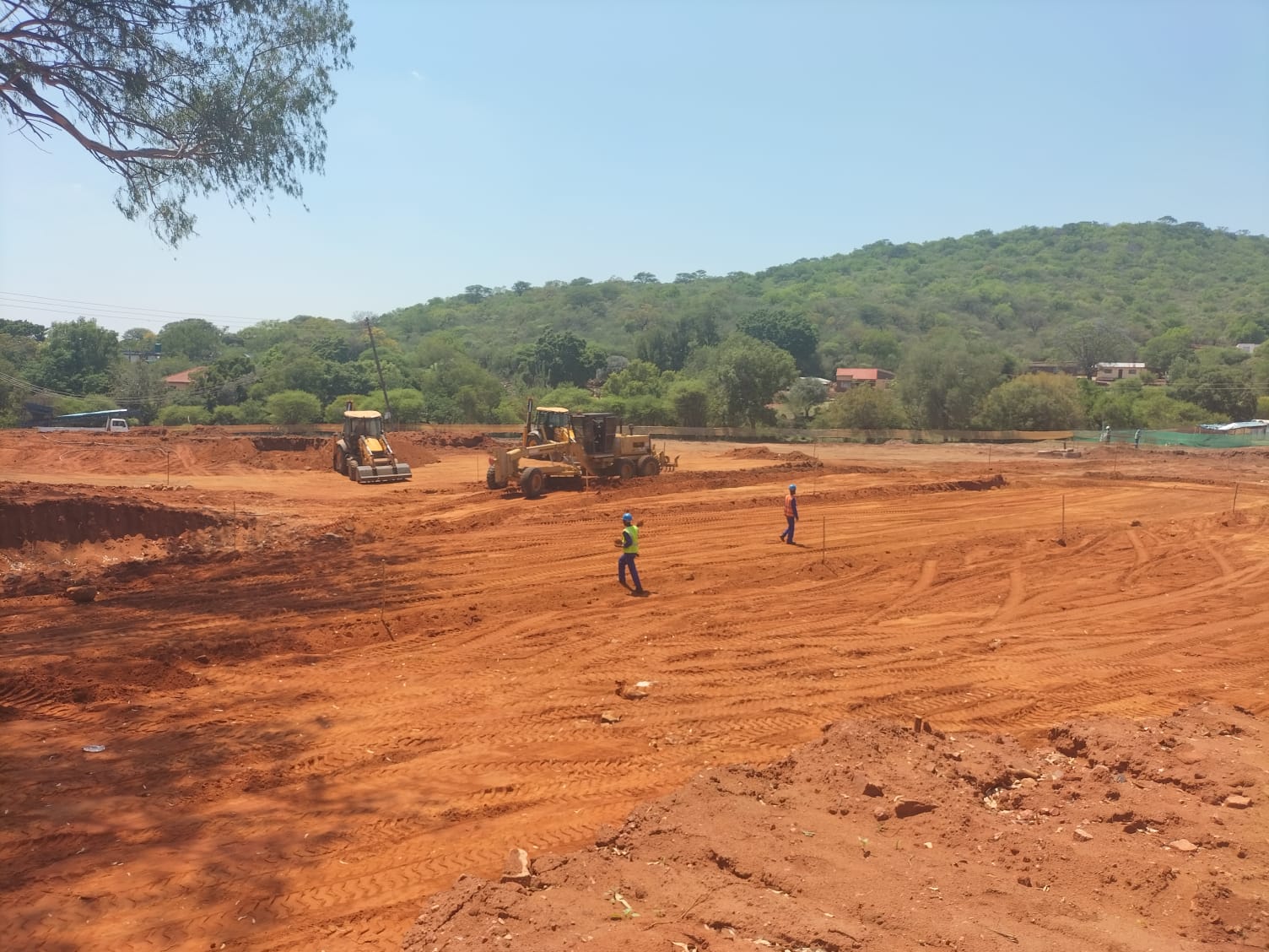 Roller and grader compaction